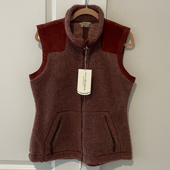 Royal Robbins Tea Berry Canyon Sherpa Fleece Vest - Picture 3 of 9